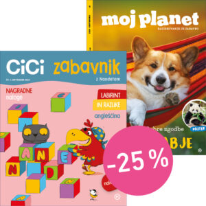 REVIJI CICI ZABAVNIK in MOJ PLANET - Letna naročnina